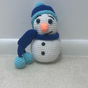 Crochet snowman
